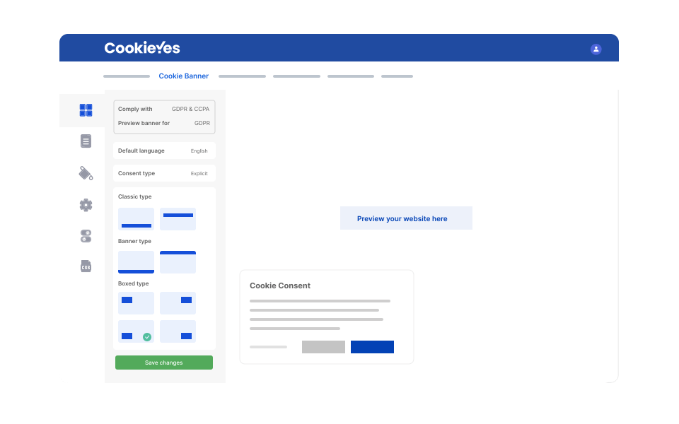 We use CookieYes to deliver GDPR compliance for our clients websites